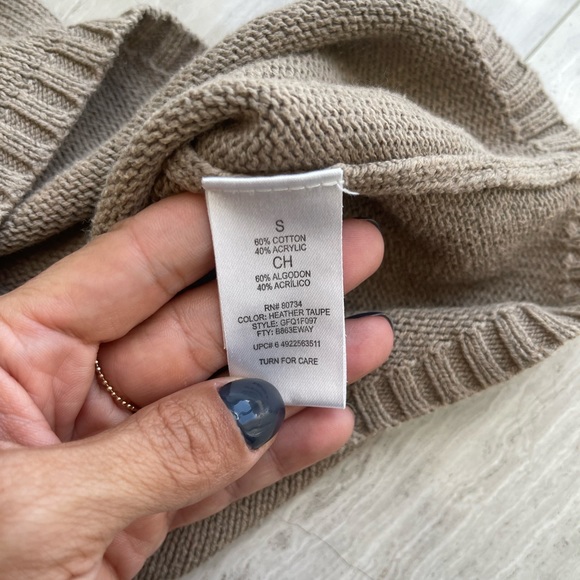 BCBG cowl neck turtleneck sweater. Size Small. - Picture 4 of 4